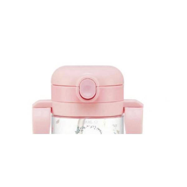 Соломенная бутылка для воды Skater, двуручная, в одно касание, 370 мл KSHW2N, Hello Kitty, 1 шт.