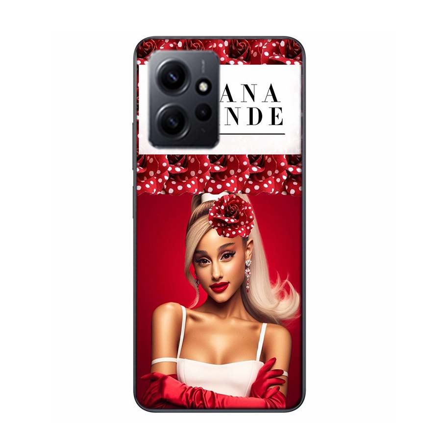 Чехол для телефона Ariana Grande для Redmi 12 13C 12C 15C 9 10 10C Note 13 Pro Plus 14 15 Pro 9T 9C 9A TPU Мягкая прозрачная крышка Чехлы для мобильных телефонов S