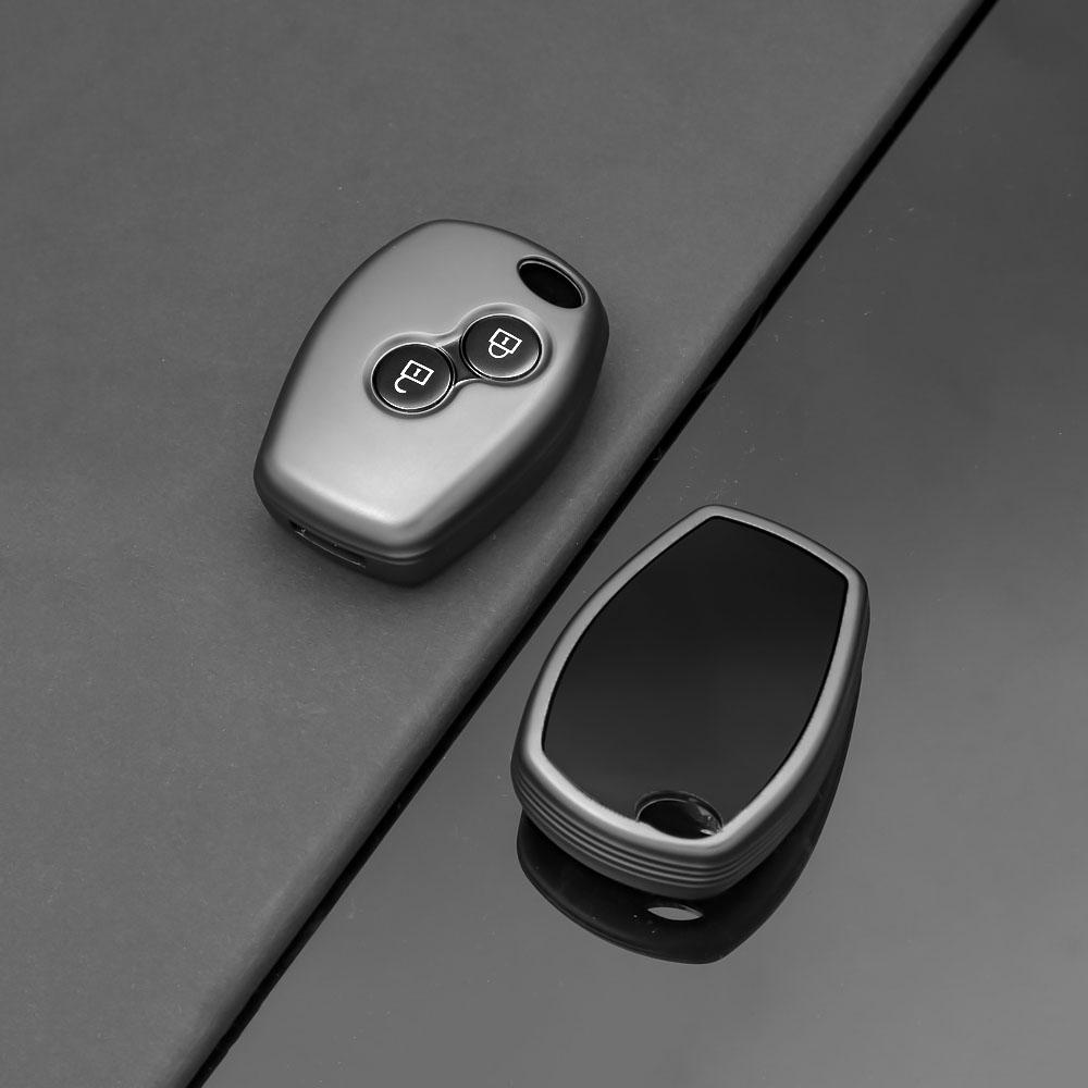 Чехол для ключей из ТПУ, брелок для Renault Megane Duster Modus Espace Laguna Logan для DACIA Sandero Fluence Clio Kango 2 3 кнопки