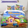 3pcs Pupstruction Cover Set - Personalized Name, HD Printed Bedding with 1 Cover and 2 Pillowcases - Perfect for Home Decor, Easy Care