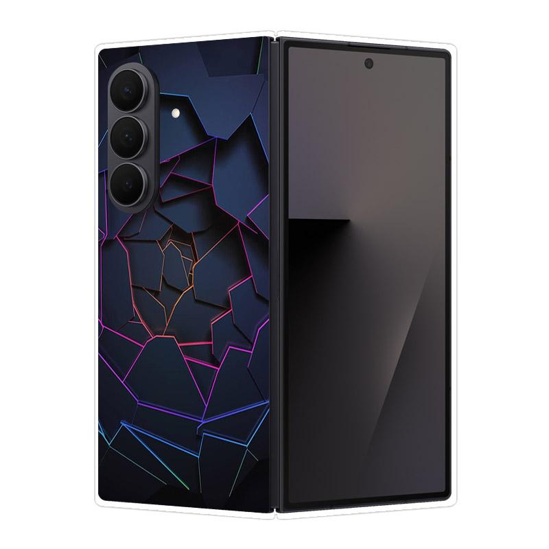 Прозрачный чехол для телефона Samsung Galaxy Z Fold 7 6 5 4 3 2 Защитная крышка Жесткий ПК Прозрачный Ударопрочный Бампер Для Samsung Z Fold7