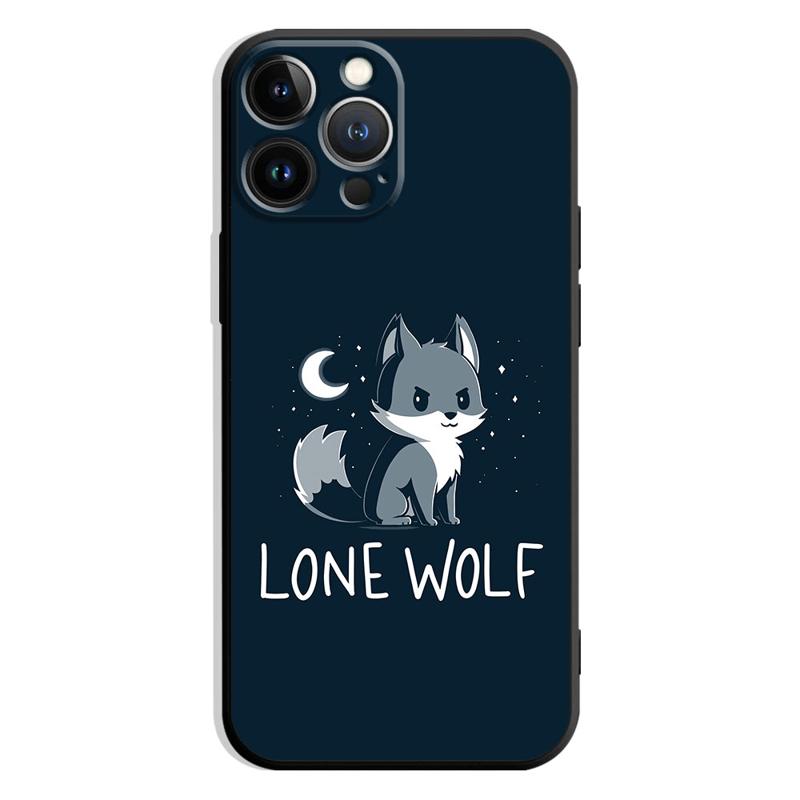 Чехол для телефона Moon Wolf для iPhone Samsung Galaxy Redmi Xiaomi Oppo OnePlus Note SA 7 8 9 10 11 12 13 14 20 21 22 23 53 54 Pro Max Plus Ultra TPU Soft