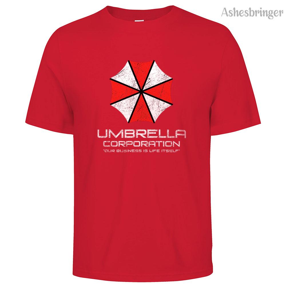 Мужская хлопковая футболка с графикой Umbrella Corporation, уличная повседневная футболка для мужчин и женщин