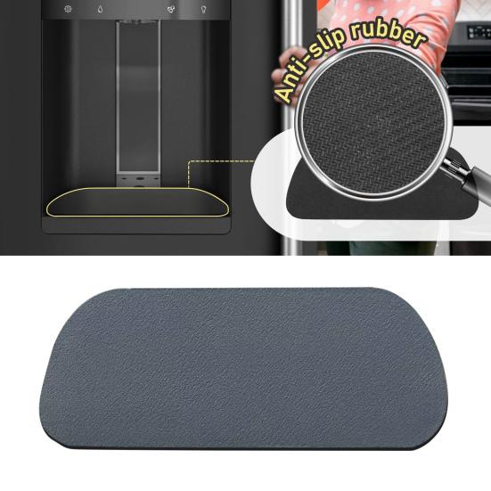 Поддон для капель холодильника Нескользящее дно Влаговпитывающий Быстросохнущий Уловитель воды Эффективная защита от брызг Многоразовый Каплесборник для диспенсера воды