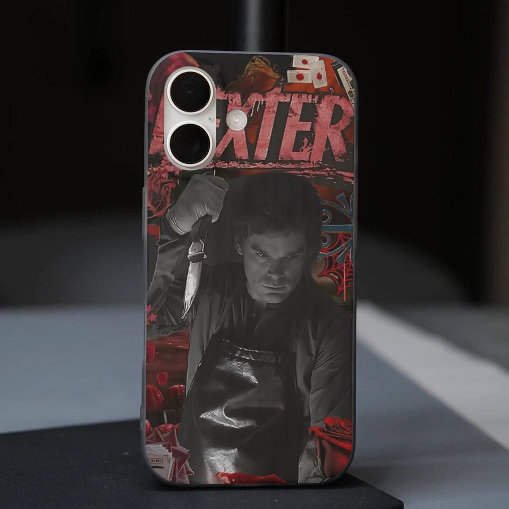 Стильный чехол для телефона Декстер Морган Для IPhone 17 16 15 14 13 12 11 Pro Max Plus Полосатый чехол