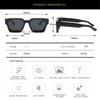 Fashion Square Frame Eyewear Punk Retro Sunglasses Ladies Shades Shades Women Sunglasses