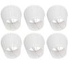 6PCS Fabric Chandelier Lampshade Wall Lamp Cover Shade for Living Room Bedroom Hotel Decor