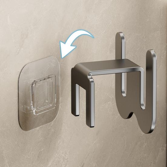 Slipper Drying Rack No Punching Hole Anti-slip Waterproof Bathroom Slipper Holder Quick Installation Great Load Bearing Flip Flops Wall Organizer