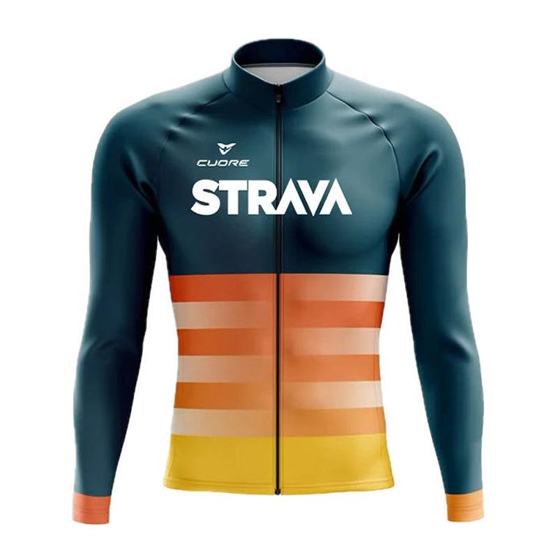 Long Sleeve Cycling Suit Men's and Women's Same Cycling Suit 2026 Autumn Long Sleeve Breathable Cycling Suit