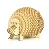 Hedgehog Memo Stand A 3D Wooden Puzzle DIY Craft Kit for Kids and Adults Alike Educational Toy for Boys and Girls a Great 3D Art Piece and a Great