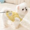 Warm Pet Clothes Cute Print Coat Small Medium Dog Cat Shirt Jacket Teddy French Bulldog Chihuahua Winter Outfit