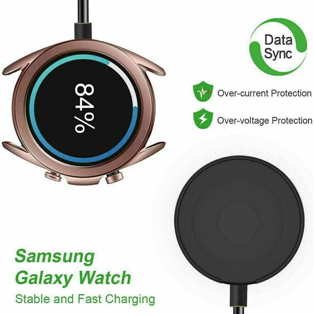 Для -sung Watch 4 Classic Watch3 2 Беспроводное зарядное устройство Магнитная док-станция