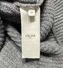 CELINE Knit Hoodie Gray Women's Size M Model 2A36T423P