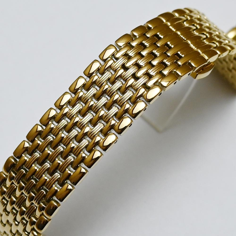 Ремешок для часов из нержавеющей стали 18 мм, 20 мм, 22 мм, серебристый, золотой, полированный, мужской роскошный сменный металлический ремешок для часов, браслет