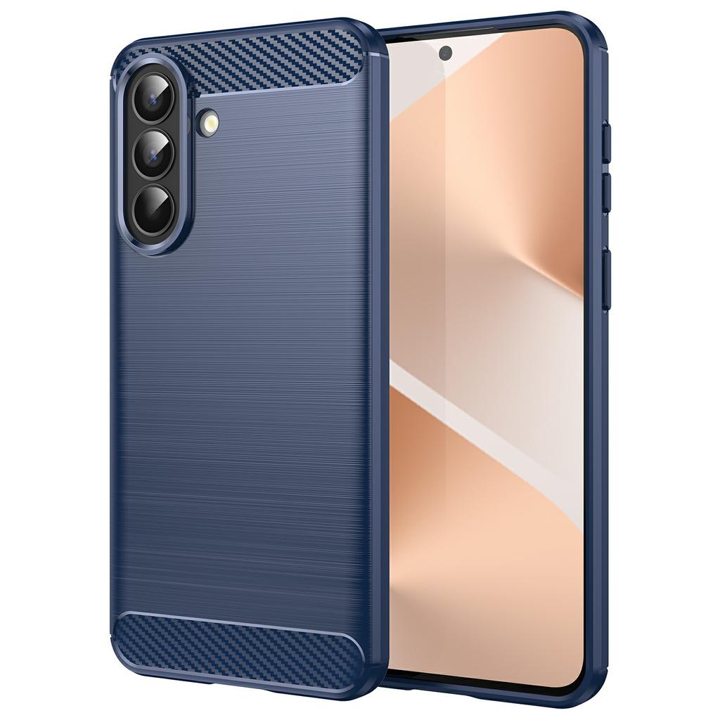 Для Samsung Galaxy A57 5G Чехол Защитная Крышка для Телефона Текстура Углеродного Волокна Матовая