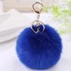 Autumn and Winter Imitation Otter Rabbit Fur Ball Keychain Fashion Ladies Bag Pendant Plush Car Keychain Charm