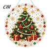 Full Drill Accessory Set Christmas Rhinestone Painting Kit, DIY Wreath Art Craft for Adults, Double Project Beginners Sided Window Ornament,