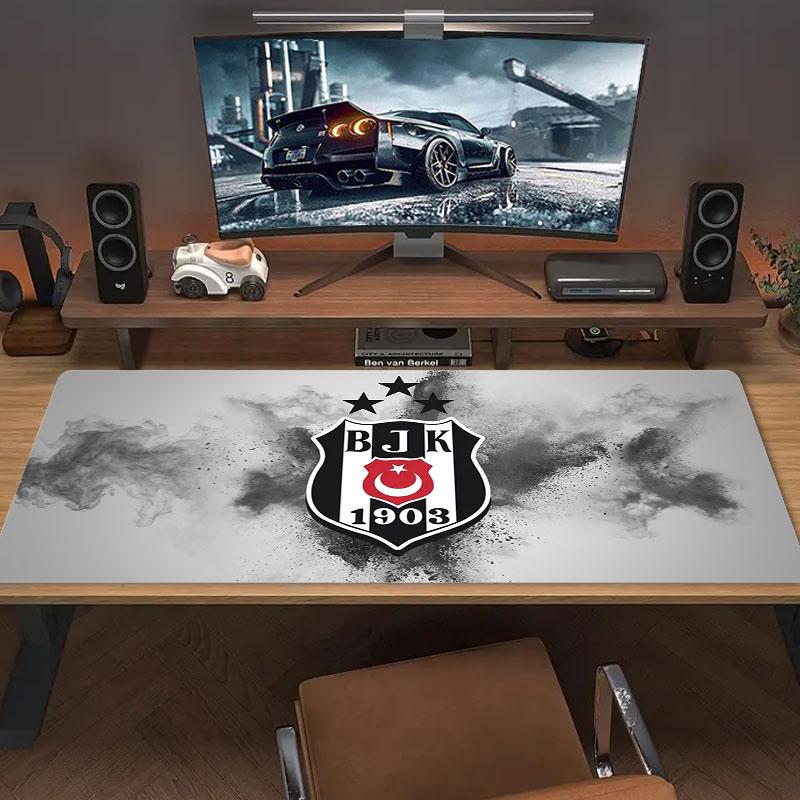 Besiktas Gymnastics Club Large Size Mouse Pad Large Gaming Table Cushion Non-slip Laptop Tablet Big Mousepad XXL Mat Mini PC Playmat With Lock edge