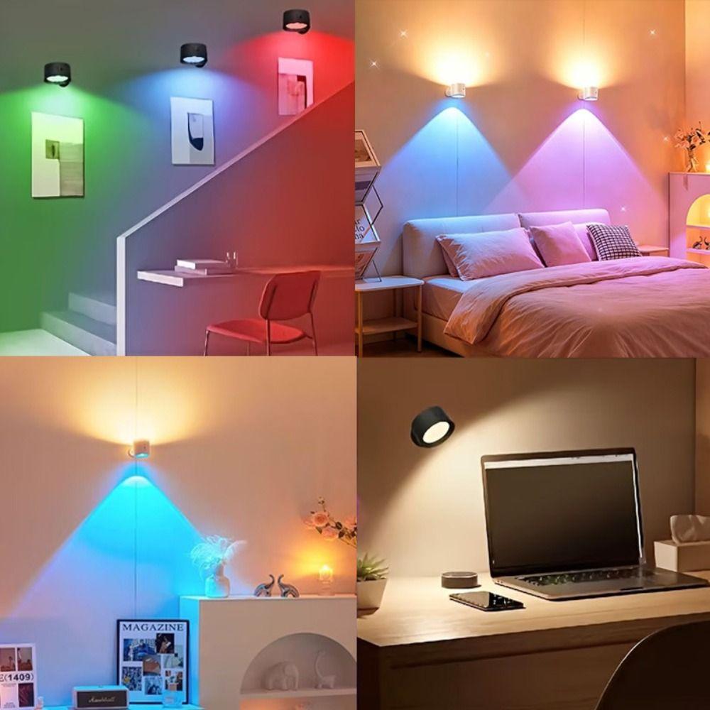 Non-Flickering LED Reading Light Remote Control Rechargeable Light Magnetic Lamp Bedtime Reading