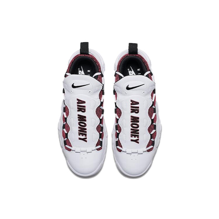 New Nike Air More Money White Black Team Red AJ2998-100
