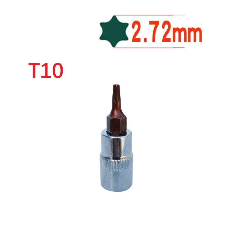 T15 Bit Socket Torx T20 T27 1Pcs T8 6.35mm / 1/4 Inch