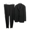 Made In Italy Wool Blend Suit Setup Black Men's Used
