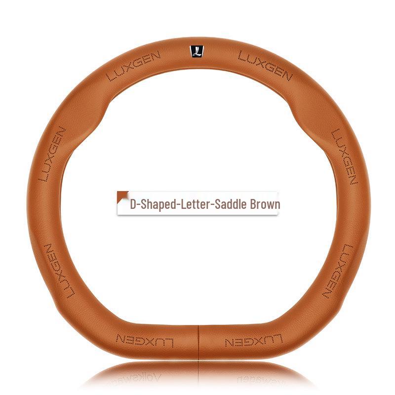 Чехол на руль из натуральной кожи Luxgen - Универсальная посадка для моделей U6, Big 7, S5, U5, 7MPV, Na 5, Rui 3