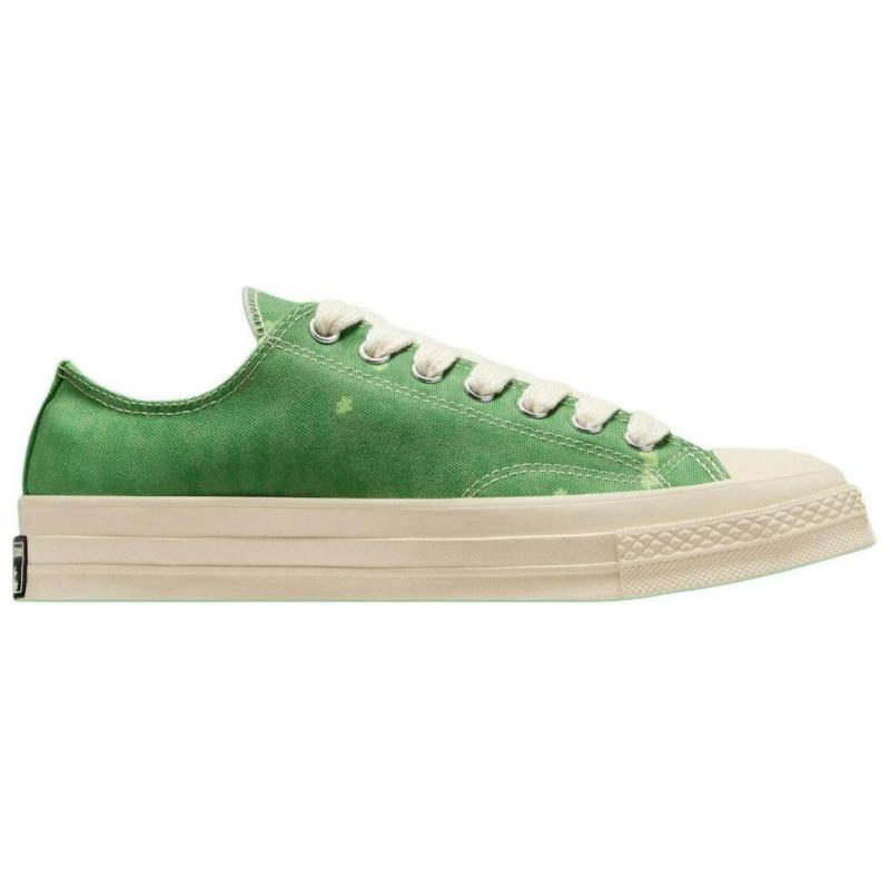 Le FLEUR* x Converse Chuck 70 Круглый носок Удобные Дышащие Низкие Эспадрильи Унисекс Зеленый
