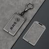 OEBX9 New Grey Leather Car Key Case Cover For BMW 1 3 5 7 8 Series X1 X3 X5 X6 X7 F30 G20 F34 F31 G30 G01 F15 I3 M4 535le Accessories