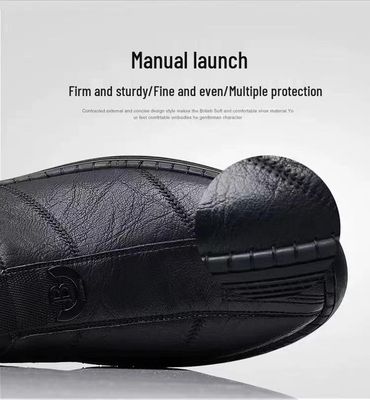 Мужские зимние ботинки Woodpecker с флисовой подкладкой - Теплые, с мягкой подошвой, повседневная кожаная обувь средней высоты для пап