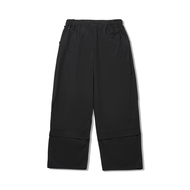 Li Ning Функциональный Стиль Однотонные Свободные Повседневные Длинные Брюки Мужские Брюки Черный AKXW111-1