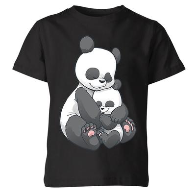 Детская футболка Panda Hug Смешная графическая футболка для мальчиков и девочек Унисекс P1 ИЛИ A