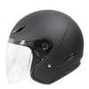 MOTO BASE Standard Open Face Motorcycle Jet SG/PSC Helmet/MBHL-SJ01 (Matte Black/XL (61-62cm))