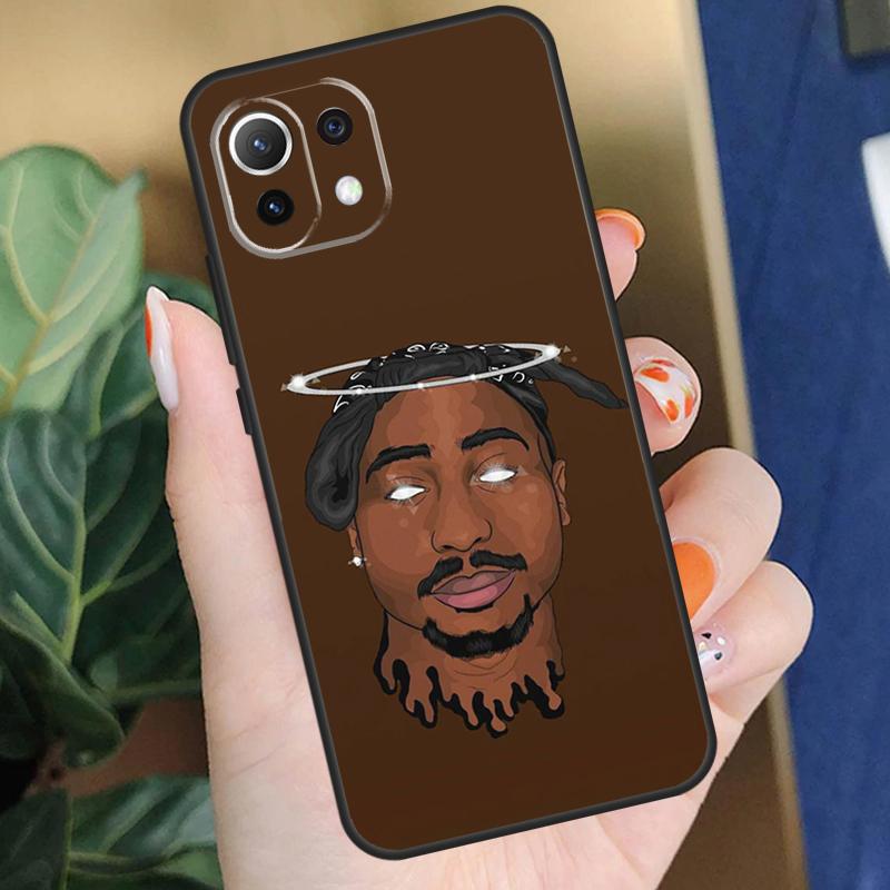 Чехол Tupac 2Pac Shakur для Xiaomi 15 14 Ultra 13T 14T 15T Pro 17 Pro Max POCO X7 Pro X5 X6 F5 F6 F7 F8 Чехол