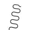 1Pc 55Cm Replacement Sofa Chair Springs, Furniture Spring With Clips Accessories