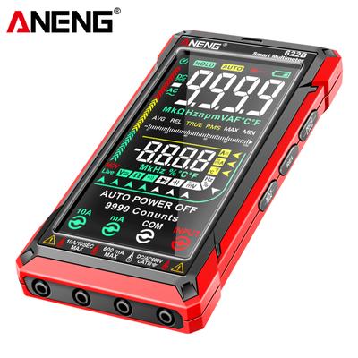 Цифровой мультиметр ANENG, тестер Smart Touch, автоматический выбор диапазона, 9999 отсчетов, перезаряжаемый, против горения, Ом