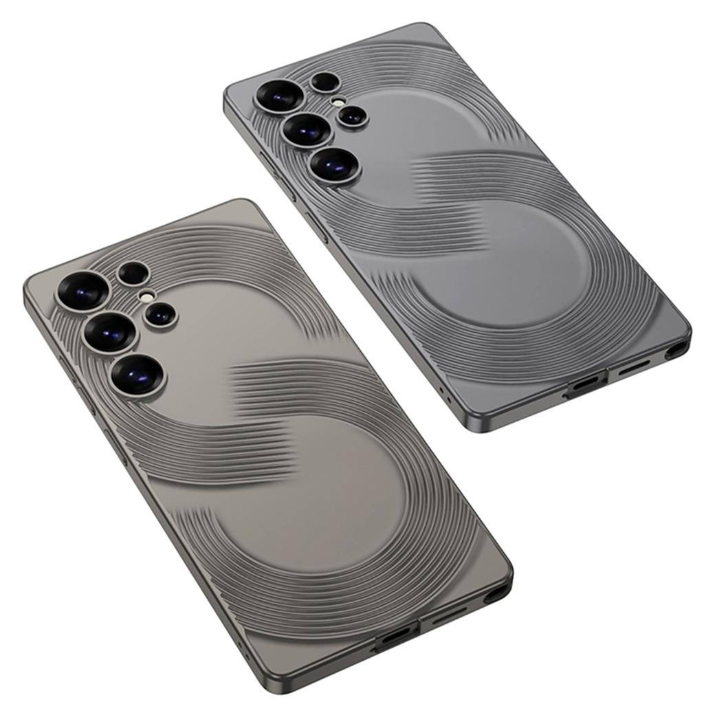 Большой Сверхтонкий Чехол Подходит для Samsung S25 Ultra Чехол для Мобильного Телефона S23u Модный Простой Стиль S24U Противоударный Защитный Чехол