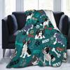 Cat Blanket Super Soft Flannel Throw Blanket Dog Gifts for Animal Lovers Cozy Lightweight Blankets for Women Kids Adults