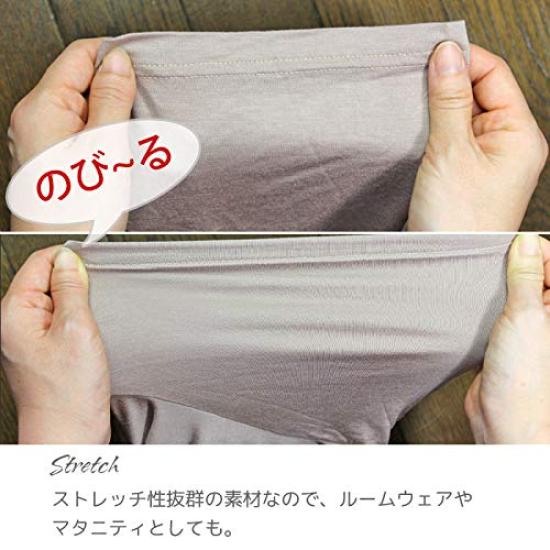 Длинный большой длинный покрой и короткий ниже колена 1 размер до M до бежевого [Aika] Футболка платье, платье А-силуэта, платье, футболка, футболка, для беременных, свободный, классный,