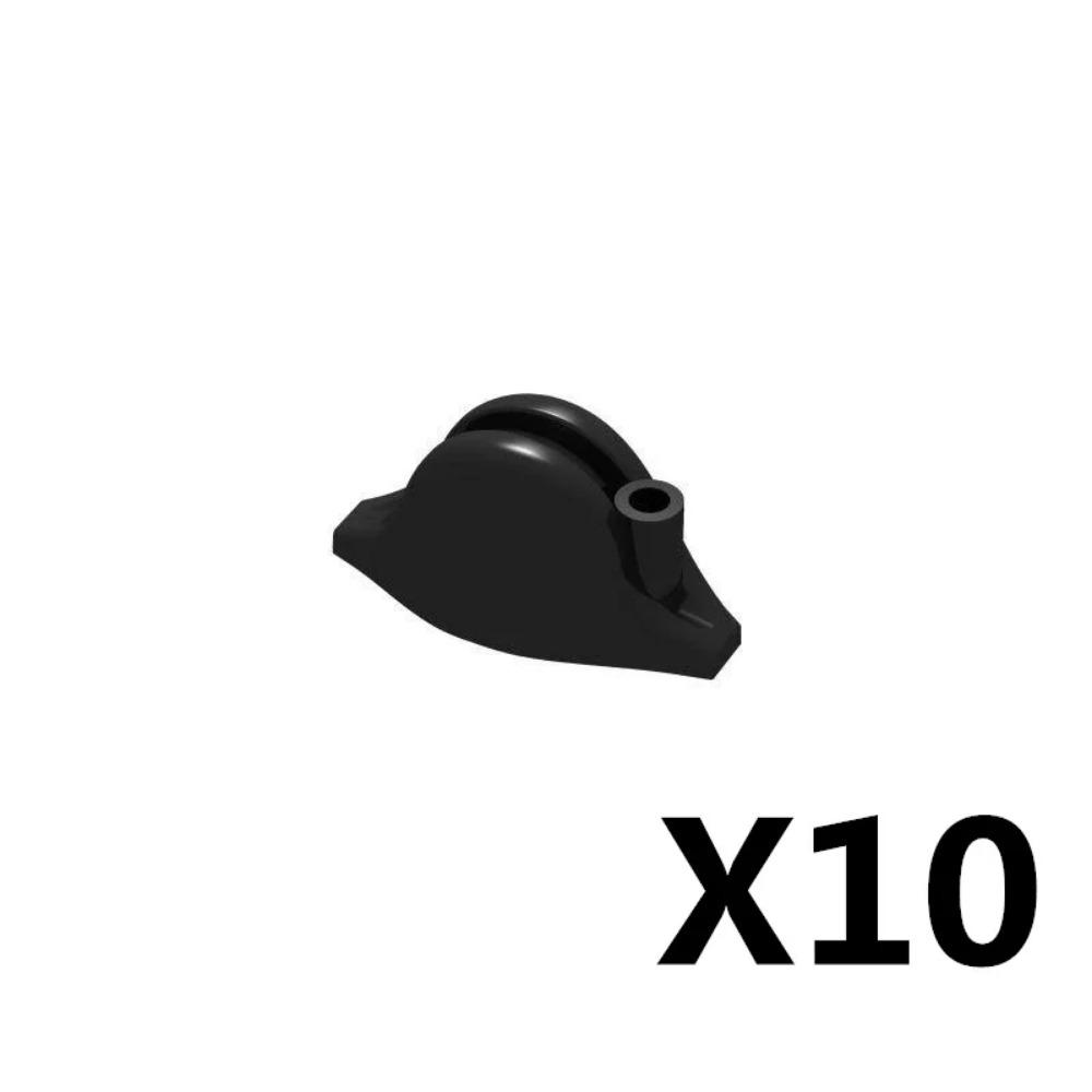 MOC Medieval Soldier Building Blocks King Beard Military Helmet Scarf Goggles Belt Cowboy Hat Duck Cap Mini Toys Brick Gift K042