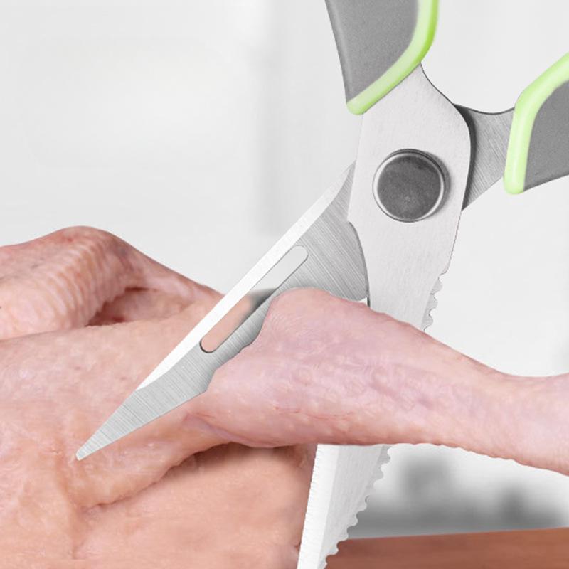 Острые кухонные ножницы из нержавеющей стали, многофункциональные ножницы для куриных костей, мощные и удобные бытовые ножницы