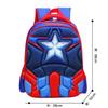 Человек-паук 3d Бэтмен Капитан Америка Детский школьный рюкзак для детей мальчиков
