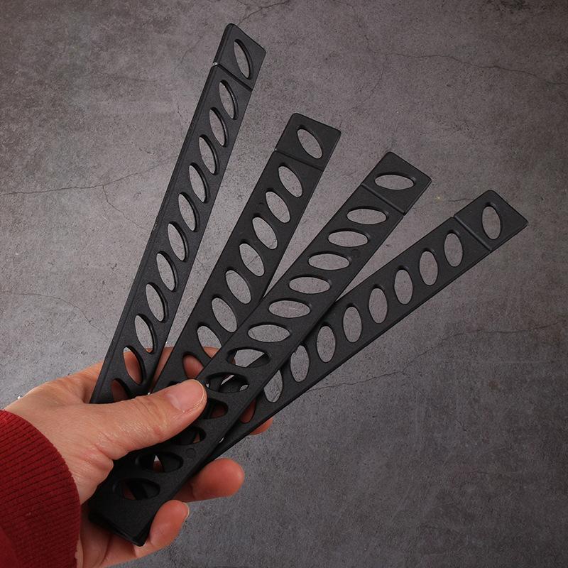 5 шт., защита кромок ножа шеф-повара, пластиковый черный защитный чехол для лезвия ножа, кухонные инструменты, ножны, кухонные аксессуары