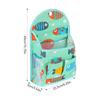 Cotton Linen Storage Hanging Bag Wall Mounted Sundries Organizer for Dorm Room Home Use
