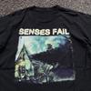 Senses Fail Подарок для семьи Черная футболка Унисекс Хлопок Все размеры S-5XL CO694 Унисекс футболка