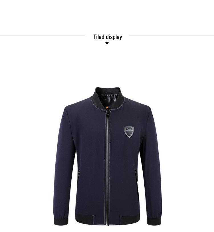 Мужская повседневная куртка в корейском стиле с воротником-стойкой для мотоциклистов