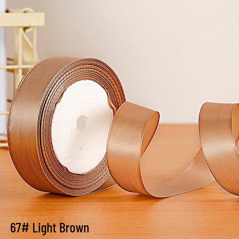 Полиэстеровая атласная лента 2,5 см для подарочной коробки и аксессуаров для волос