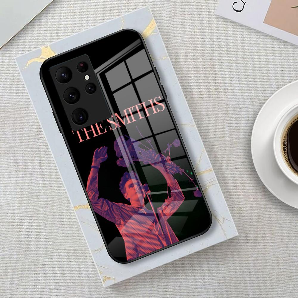 Band The Smith Phone Case For Samsung S26 S25 Edge Ultra 23 22 21 20 Ultra Plus S24 Fe Glass Cover