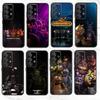 Чехол для телефона F-Five Nights At -F-Freddys Fnaf для Samsung S25, S24, S21, S22, S23, S30, Ultra, S20, Plus, Fe, Note, 10, 9, 5G Черный