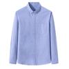Мужская рубашка с длинным рукавом из хлопка Оксфорд Business Casual